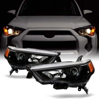 Conjunto de faros delanteros Toyota 4Runner 2014-2023 de proyector estilo f...