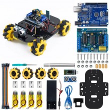 Robot de Carro mecánico 4WD para Arduino, Kit de coche inteligente, proyect...