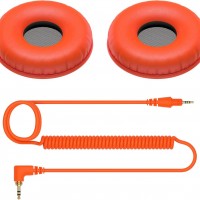 Pioneer almohadillas DJ HC-CP08-M - CUE1 Series Ear Pad y cable (naranja)