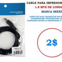 cable usb 2.0 para impresoras