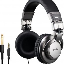 Gemini Sound DJX-500 - Auriculares profesionales con cable sobre la oreja c...