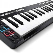 M-Audio Teclado en miniatura USB MIDI ultraportátil Keystation, con ProTool...