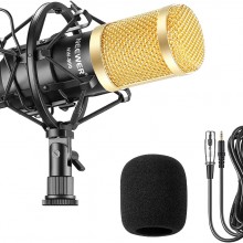 Set de micrófono de estudio profesional de radiodifusión y grabación Neewer...
