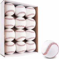 Baisidiwei Paquete de 12 pelotas de béisbol para adultos de tamaño estándar...