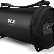 Pyle Boombox Parlantes estéreo Bluetooth portable con batería recargable in...