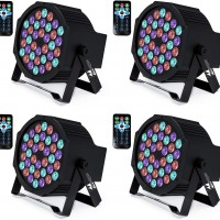 UP Lights, Missyee - Luces LED RGB de 36 x 1 W para DJ activadas por sonido...