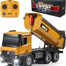 Camión de juguete para excavadora de control remoto, 9 canales, juguetes de...