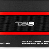 DS18 CANDY-X2B - Amplificador en negro - Clase D, 2 canales, 800 vatios máx...