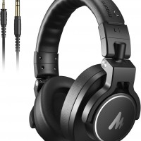 Auriculares Monitor Estudio MAONO MH700, Cable Desmontable, Negro