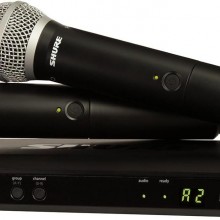 Sistema Micrófono Inalámbrico Dual Shure BLX288/PG58 (Banda H10)