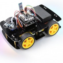 Kit Coche 4WD Freenove (Compatible con Arduino IDE), Seguimiento de Línea, ...