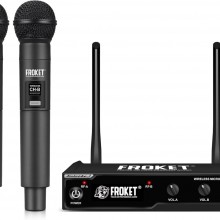 Sistema de Micrófonos Inalámbricos Froket FM302 - Karaoke, Eventos