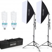 Kit de Iluminación Softbox Skytex - Fotografía y Video