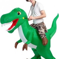 Disfraz Inflable de Dinosaurio T-Rex para Adulto